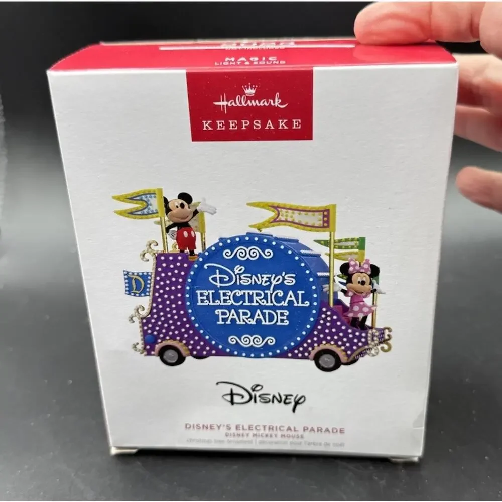 Hallmark Disney's Electrical Parade Ornament Magic Light & Sound -44D